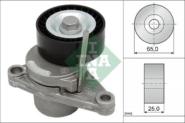 INA 534 0250 10 - Szíjfeszítő, hosszbordás szíj parts5.com