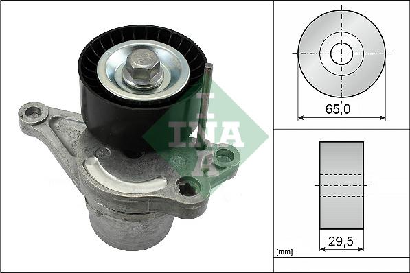 INA 534 0281 10 - Tendeur de courroie, courroie trapézoïdale à nervures parts5.com