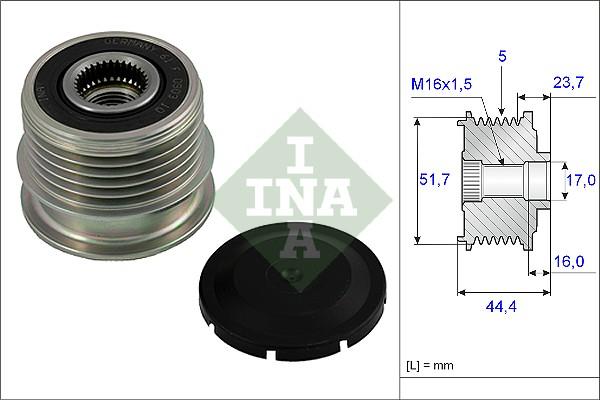 INA 535 0020 10 - Jermenica, alternator parts5.com