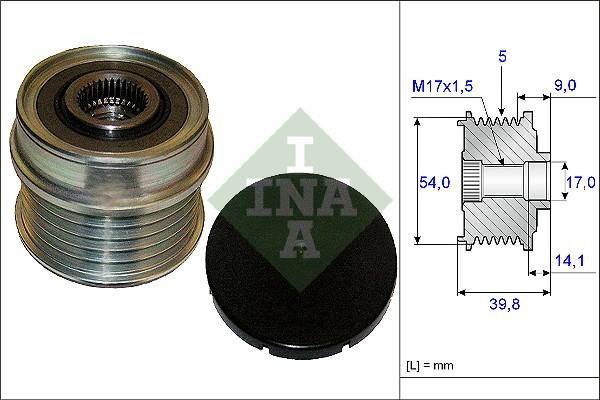 INA 535 0171 10 - Remenica alternátora parts5.com