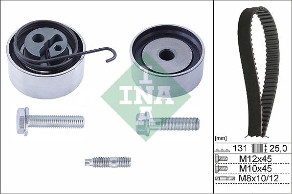 INA 530 0494 10 - Juego de correas dentadas parts5.com