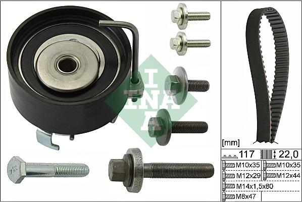 INA 530 0495 10 - Kit de distribution parts5.com