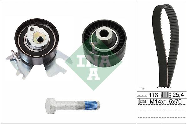 INA 530 0449 10 - Timing Belt Set parts5.com