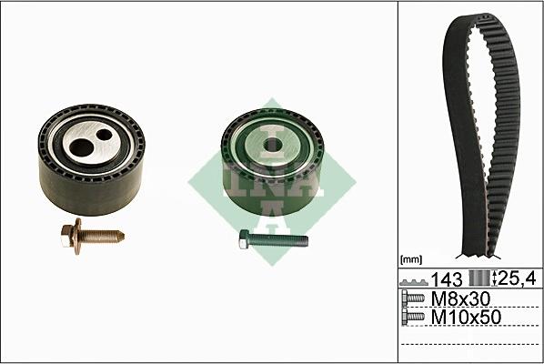 INA 530 0447 10 - Fogasszíjkészlet parts5.com