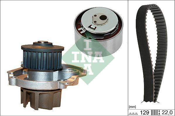 INA 530 0462 30 - Water Pump & Timing Belt Set parts5.com