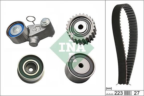 INA 530 0426 10 - Komplet (kit) zobatega jermena parts5.com