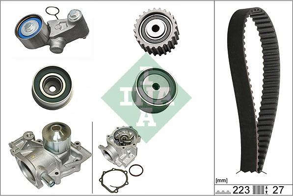 INA 530 0426 30 - Pumpa za vodu + komplet zupčastog remena parts5.com