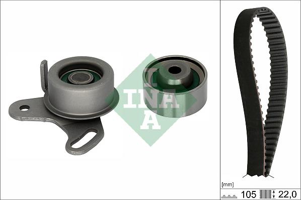 INA 530 0427 10 - Set curea de distributie parts5.com