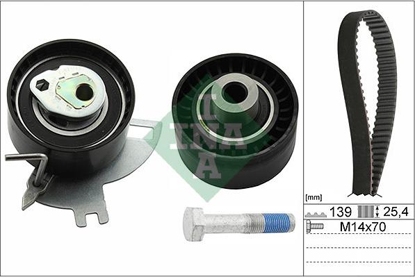 INA 530 0691 10 - Fogasszíjkészlet parts5.com