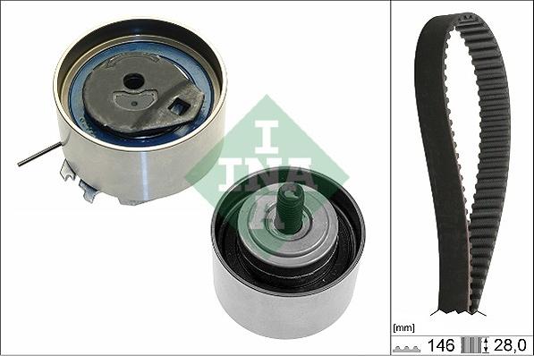 INA 530 0641 10 - Set curea de distributie parts5.com