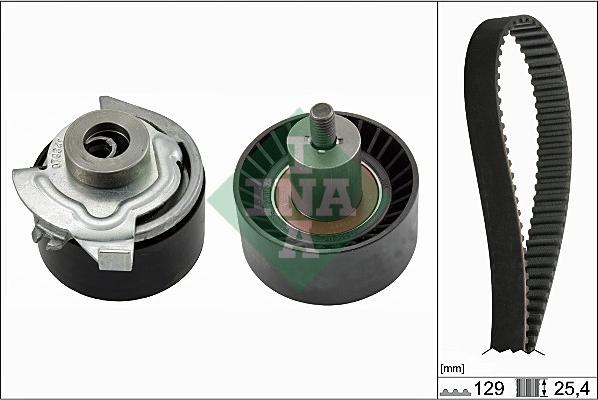 INA 530 0662 10 - Set curea de distributie parts5.com