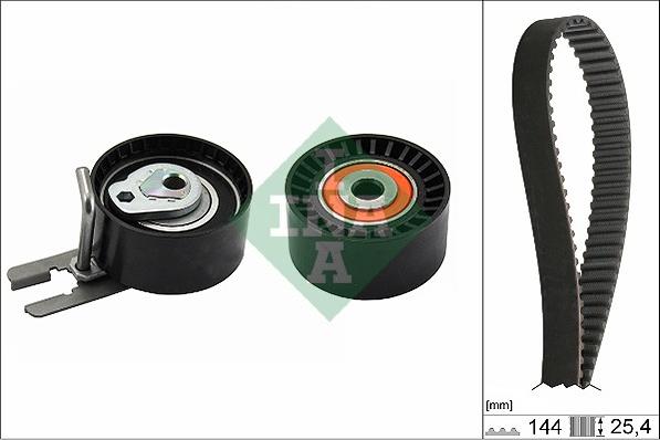 INA 530 0615 10 - Zestaw paska rozrządu parts5.com