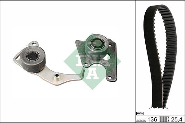 INA 530 0096 10 - Set curea de distributie parts5.com