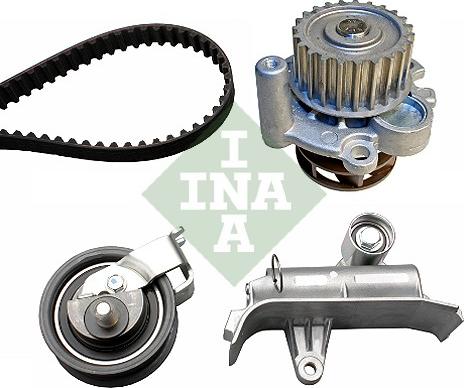 INA 530 0345 30 - Set pompa apa + curea dintata parts5.com