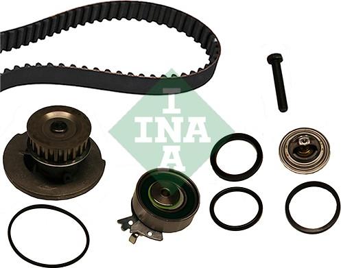 INA 530 0004 30 - Bomba de agua + kit correa distribución parts5.com