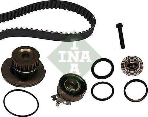 INA 530 0004 31 - Set pompa apa + curea dintata parts5.com