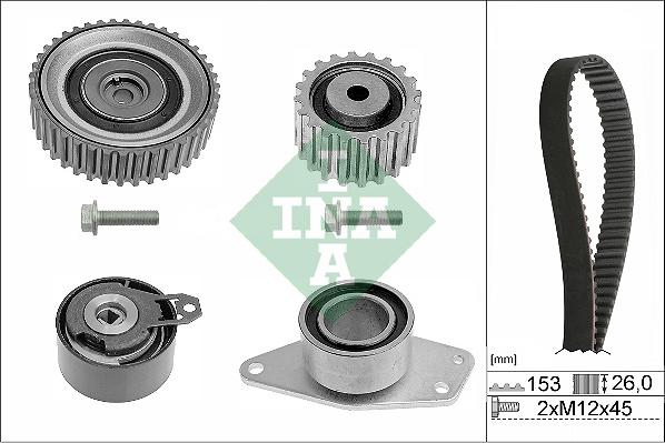 INA 530 0194 10 - Hammasrihma komplekt parts5.com