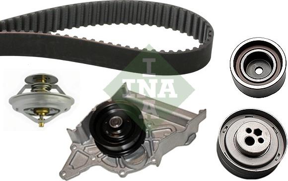 INA 530 0158 30 - Set pompa apa + curea dintata parts5.com