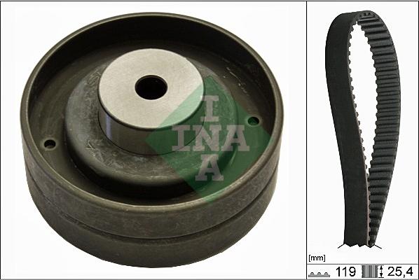 INA 530 0152 10 - Hammasrihma komplekt parts5.com