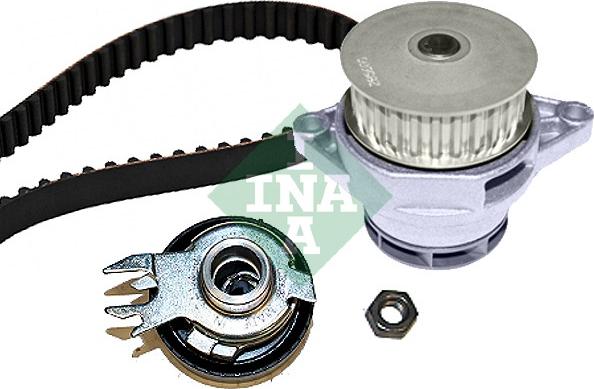 INA 530 0167 30 - Vízpumpa + fogasszíj készlet parts5.com