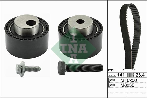 INA 530 0111 10 - Комплект ремня ГРМ parts5.com