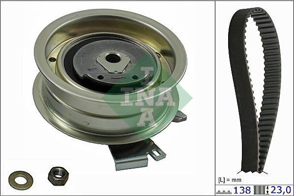 INA 530 0171 10 - Fogasszíjkészlet parts5.com