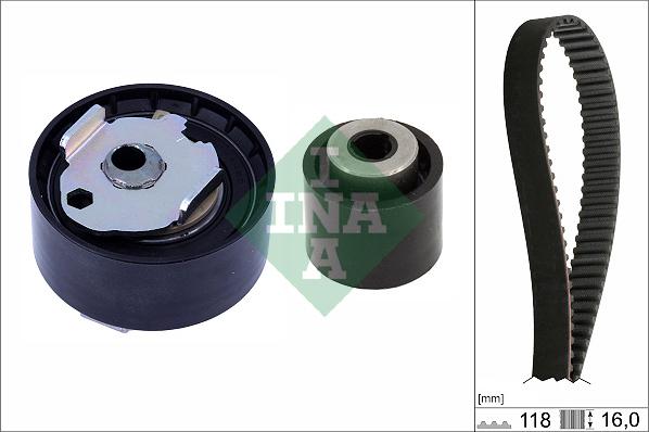 INA 530 0856 10 - Set curea de distributie parts5.com