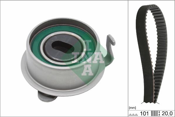 INA 530 0355 10 - Set curea de distributie parts5.com