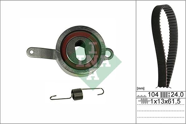 INA 530 0314 10 - Σετ οδοντωτού ιμάντα parts5.com