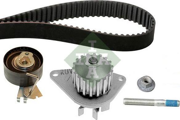 INA 530 0334 30 - Vesipumppu + jakohihnasarja parts5.com