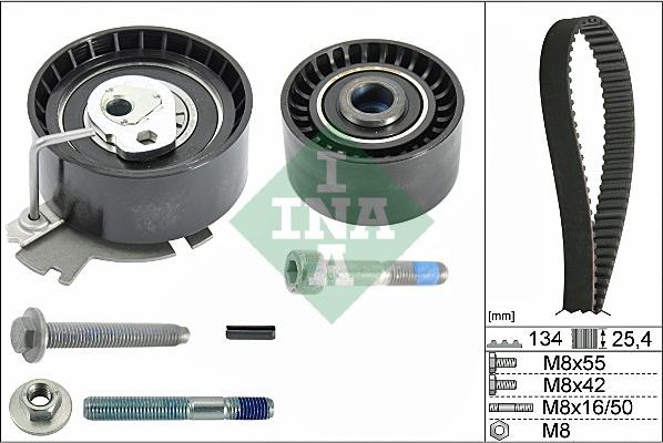 INA 530 0379 10 - Set curea de distributie parts5.com