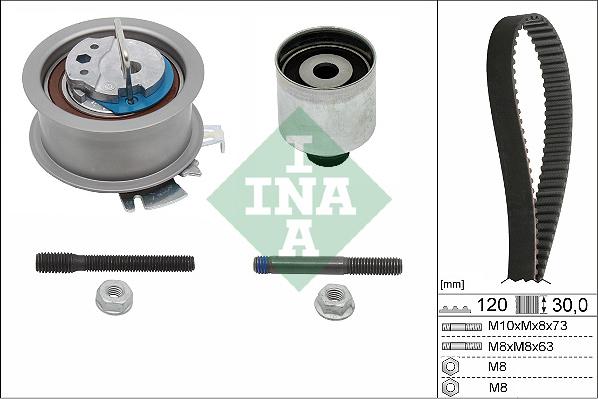 INA 530 0201 10 - Komplet zupčastog kaiša parts5.com