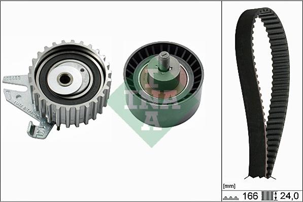 INA 530 0226 10 - Komplet zupčastog kaiša parts5.com