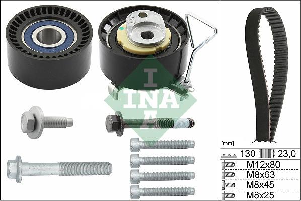 INA 530 0746 10 - Σετ οδοντωτού ιμάντα parts5.com