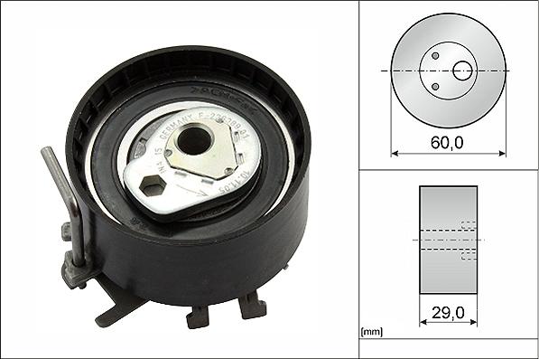 INA 531 0404 10 - Обтяжна ролка, ангренаж parts5.com