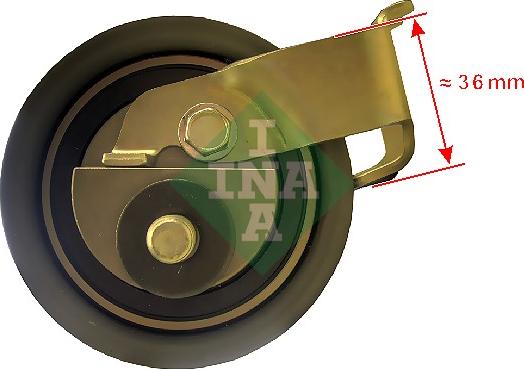 INA 531 0500 20 - Rola intinzator,curea distributie parts5.com