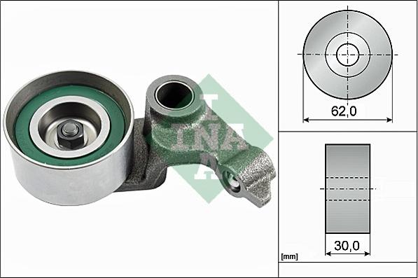 INA 531 0643 20 - Rolka napinacza, pasek rozrządu parts5.com