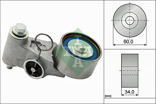 INA 531 0655 20 - Rola intinzator,curea distributie parts5.com