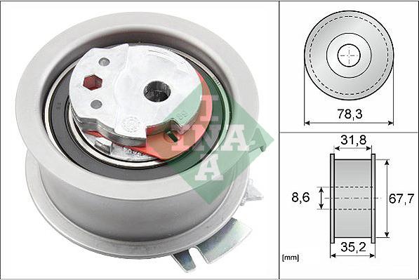 INA 531 0628 30 - Pingutusrull,Hammasrihm parts5.com