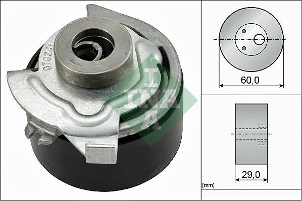 INA 531 0627 30 - Rola intinzator,curea distributie parts5.com