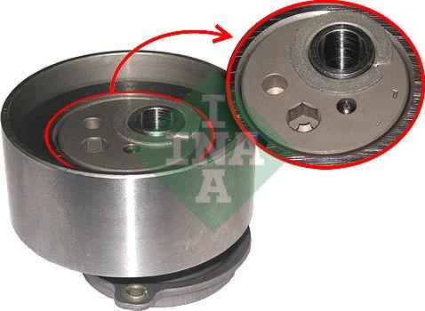 INA 531 0197 20 - Rola intinzator,curea distributie parts5.com