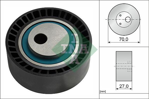 INA 531 0148 10 - Umlenk / Führungsrolle, Keilrippenriemen parts5.com