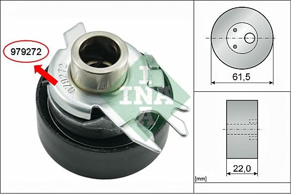 INA 531 0252 30 - Τεντωτήρας, οδοντ. ιμάντας parts5.com