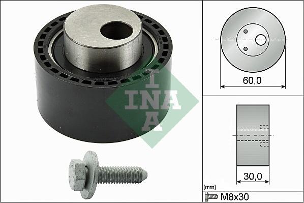 INA 531 0264 10 - Rolka napinacza, pasek rozrządu parts5.com