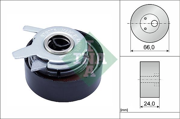 INA 531 0276 30 - Spannrolle, Zahnriemen parts5.com