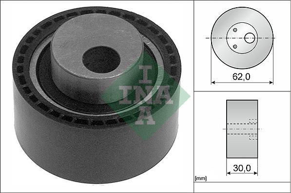 INA 531 0769 10 - Poulie-tendeur, courroie de distribution parts5.com