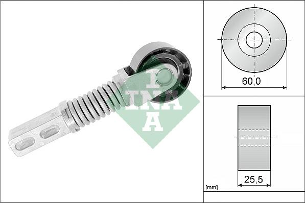 INA 533 0049 20 - Натяжитель, поликлиновый ремень parts5.com