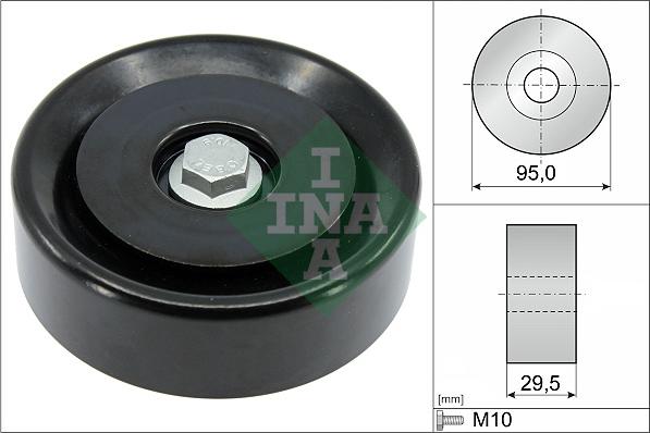 INA 532 0959 10 - Rola ghidare / conducere, curea transmisie parts5.com