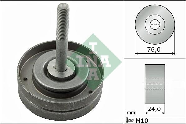 INA 532 0500 10 - Направляющий ролик, поликлиновый ремень parts5.com