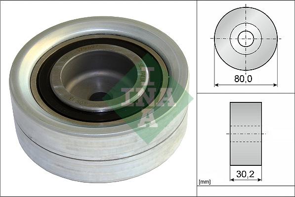 INA 532 0582 10 - Poulie renvoi / transmission, courroie de distribution parts5.com